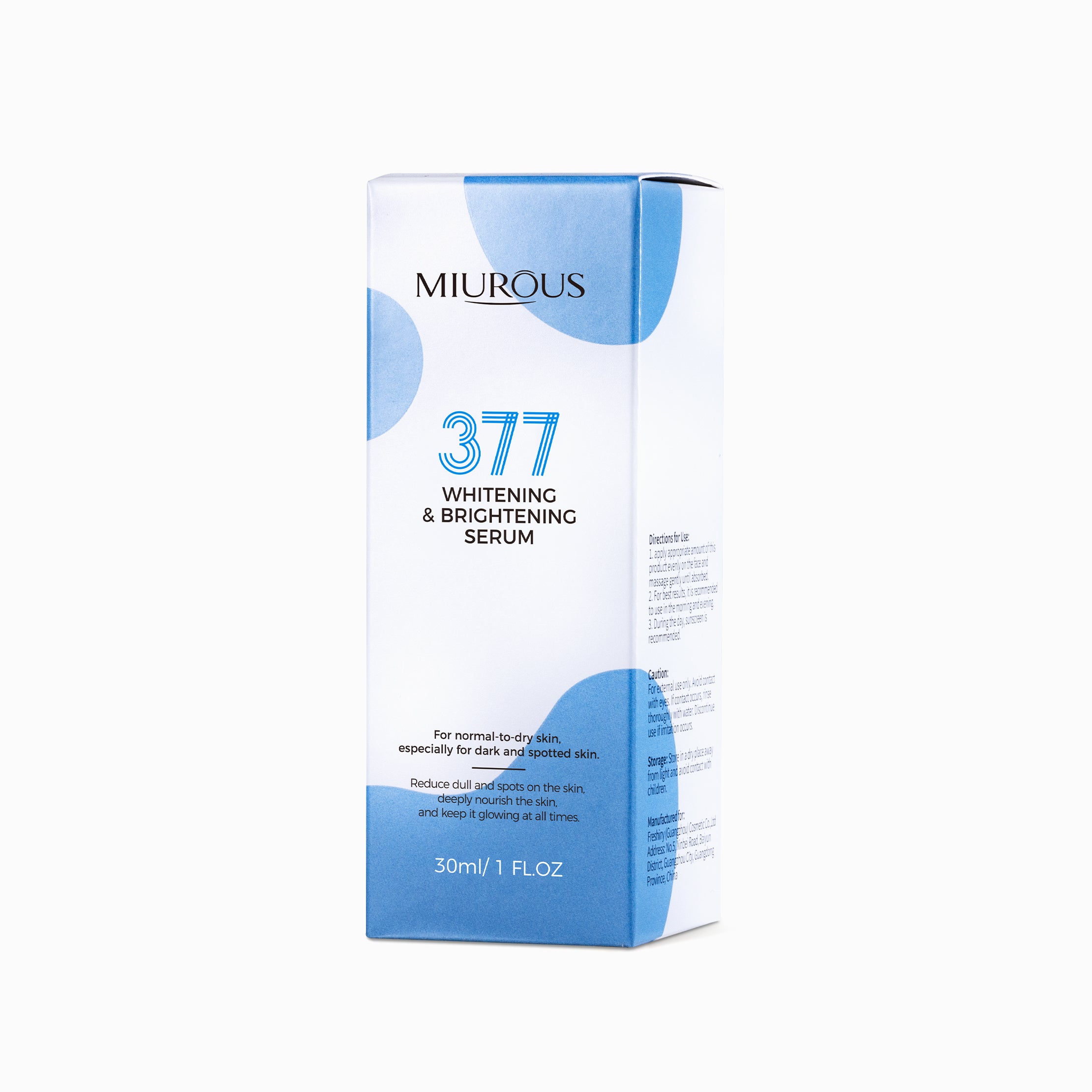 377 Whitening & Brightening Serum-30ml freshinyskincare