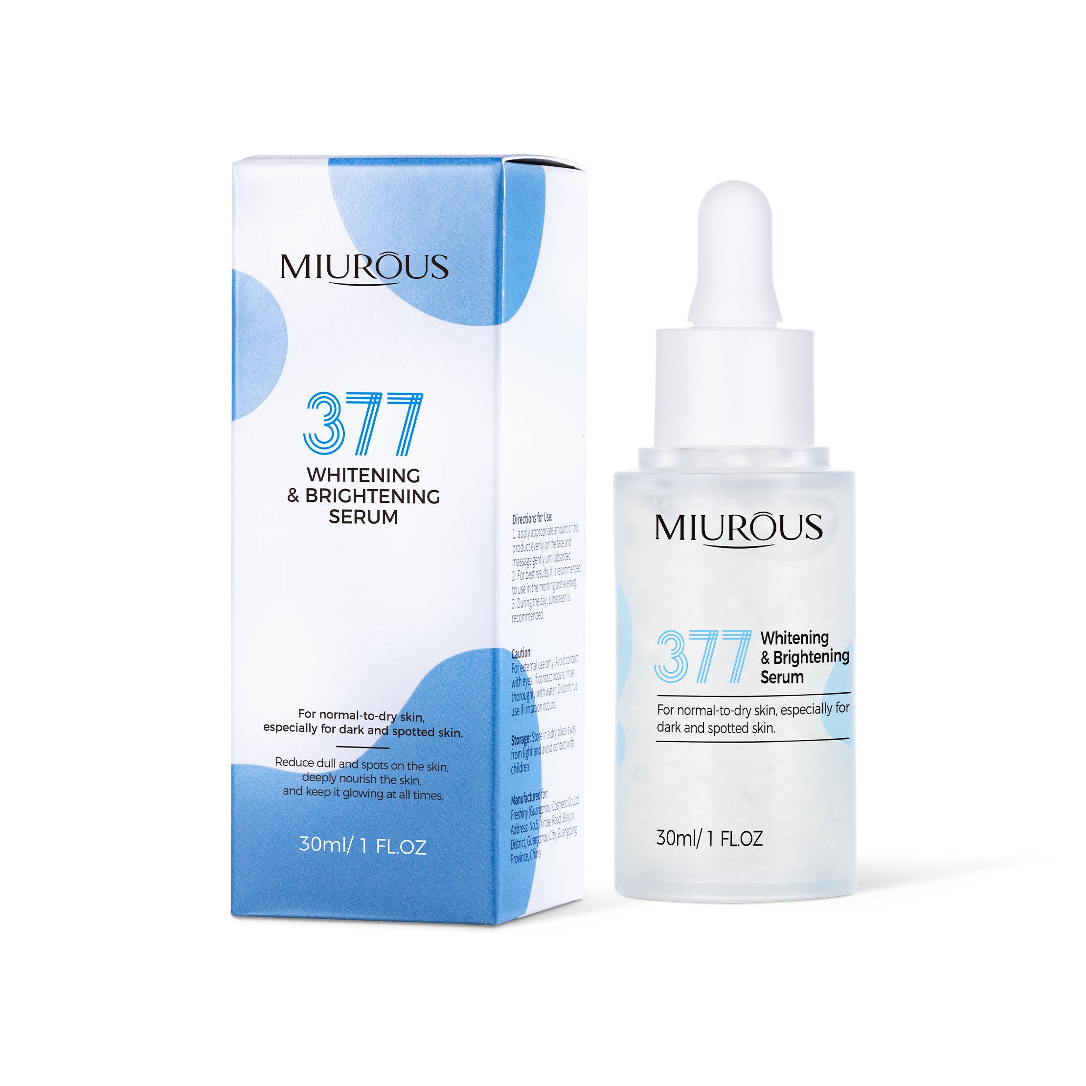 377 Whitening & Brightening Serum-30ml freshinyskincare