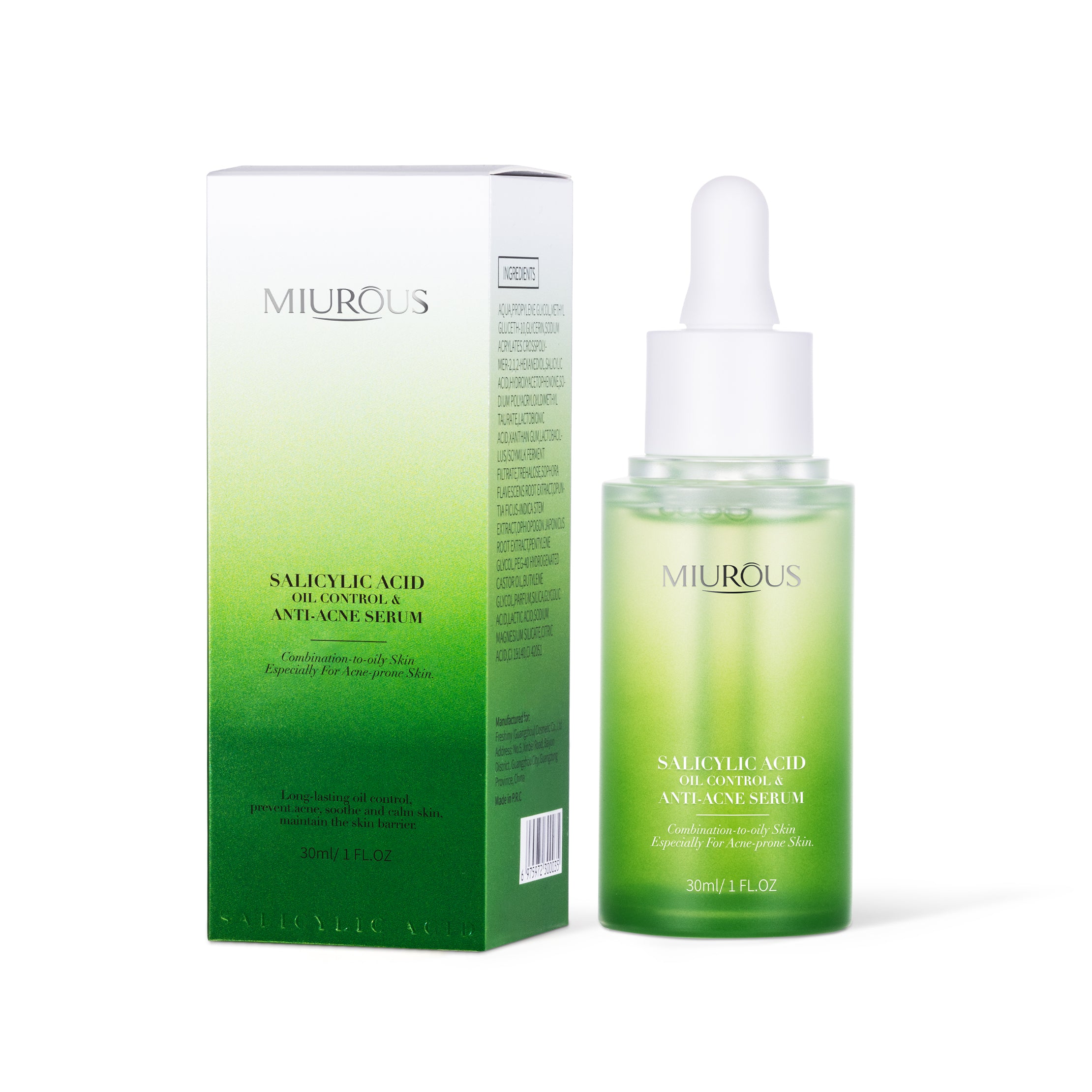 Salicylic Acid Oil Control & Anti-Acne Serum-30ml freshinyskincare